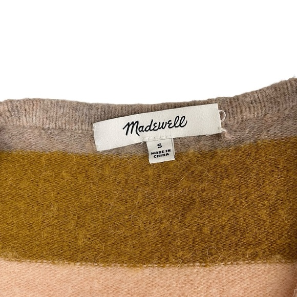 Madewell Kent Stripe Open Cardigan Sweater Bengali Indigo Small - Picture 10 of 14